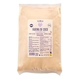 nut&me Farine de coco du Sri Lanka 1 kg | 100% noix de coco | Sans gluten et additifs | Régime Keto | Non raffinée | Parfait pour la Pâtisserie