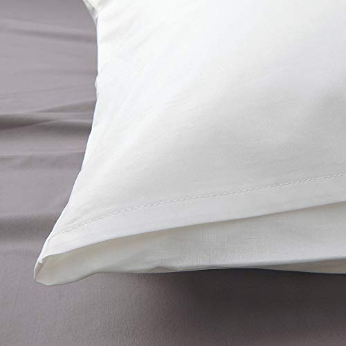 Taie d'oreiller 50x60 cm Blanc ProTuning ULLVIDE linge de lit coton rectangulaire