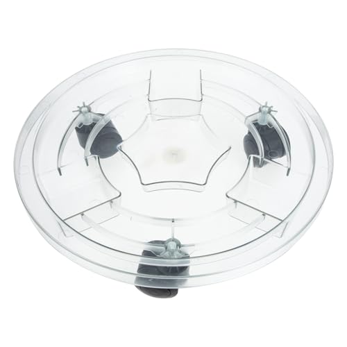 HOMSFOU Soporte Rodante para Macetas Grande Ruedas Suaves, Base Móvil de Plástico Resistente para Plantas de Interior y Exterior, Bandeja para Macetas de Jardín Fácil de Limpiar y