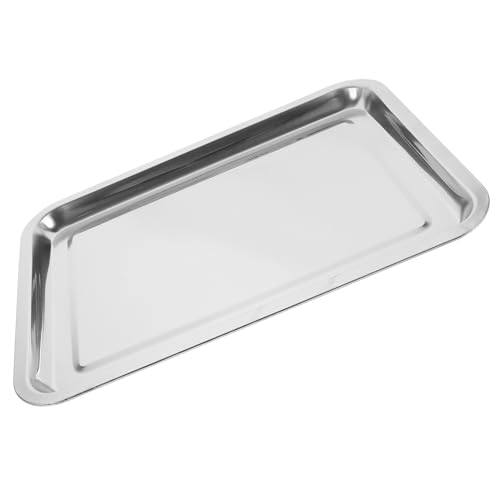 CIYODO Stainless Steel Grill Plate Drip Tray for Grill Pan Rack Dish Holder Easy Clean Dishwasher Safe