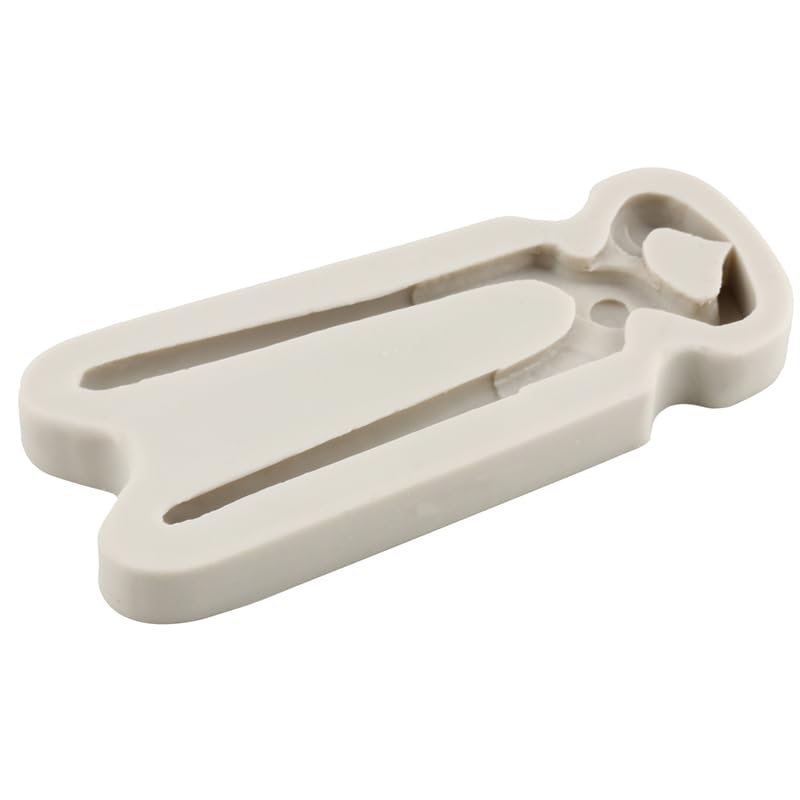 MYPRACS Hand Tools Silicone Mould Pliers Hammer Wrench Chocolate Fondant Moulds for Cupcake Topper Cake Decorating Candy Gum Paste Polymer Clay Set of 4 - Image 4