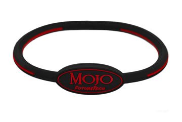 MOJO MAX 7" Double Holographic Wristband Clear / Pink