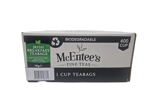 McEntee’s Irish Breakfast Bolsitas de té, Caja de catering 400 bolsitas de té
