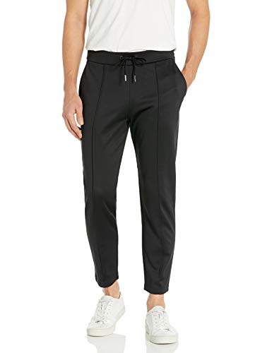 A|X ARMANI EXCHANGE Men's Comfortable Trousers with Face Image in The Back, Black, XXL