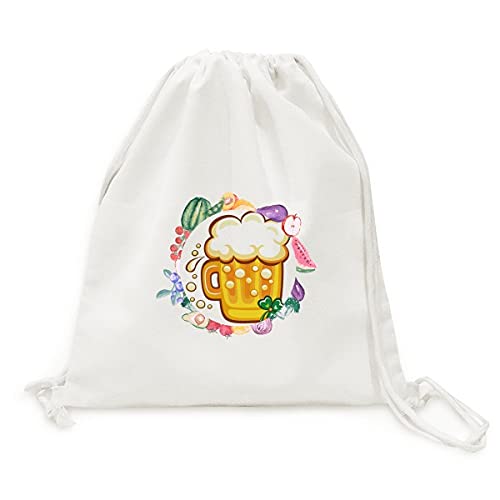 Sac en tissu pliable trèfle jaune de la Saint-Patrick pour le marché et pique-nique