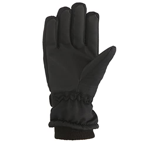 Snowboarding For 7-12 Boys Outdoor Gloves Old Ski Winter Windproof Skating Warm Kids Girls Suit Snow (Black, One Size) #TOP10