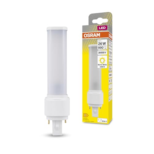 Osram DULUX D 26 LED-Lampe für G24D-3 Sockel, 10 Watt, 920 Lumen,...