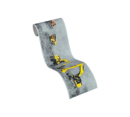 A.S. Création Kids Wallpaper Border Little Stars Non-Woven Wallpaper 5.00 m x 0.13 m Yellow Black Grey Made in Germany by Livingwalls 358711 35871-1 - Image 3
