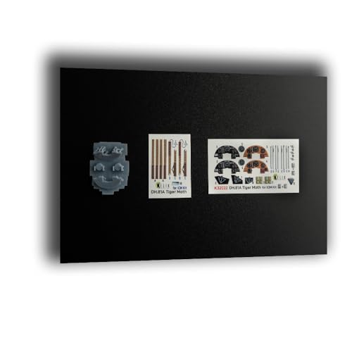 Autocollant intérieur 3D Tiger Moth K32022 Reskit pour peindre facilement votre cockpit ICM