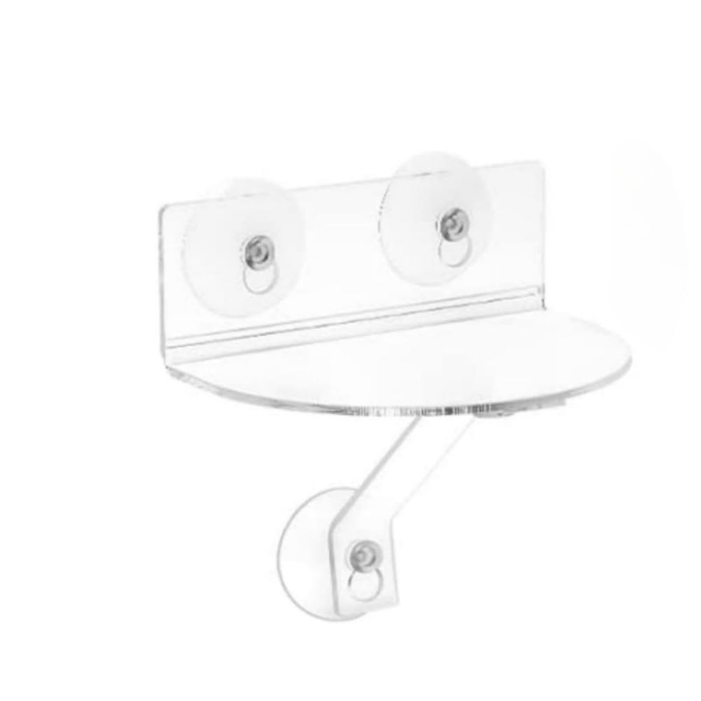 Rersduyt Clear Acrylic Window Plant Shelves with Suction Cups for Plants, Camera, Picture Frame