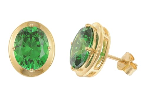 Boucles d'oreilles trendor argent plaqué or, le cadeau idéal pour femme
