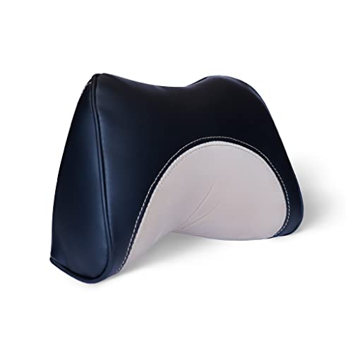 Image of Neodrift 'NeckFlow' - Memory Foam Orthopedic Neck Support Car Headrest Velvet Cushion Pillow for Neck, Head, Shoulder Pain-Relief for Car Seat, Gaming Chair, Office Chair (Set of 1) Colour - Beige
