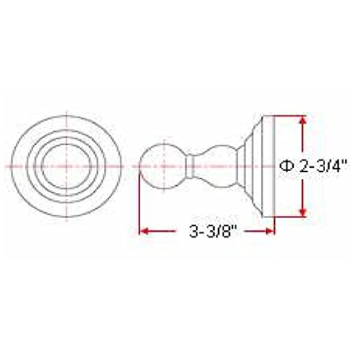 Image of Design House 558577 Ames Transitional Robe Hook for Bathroom Polished Chrome