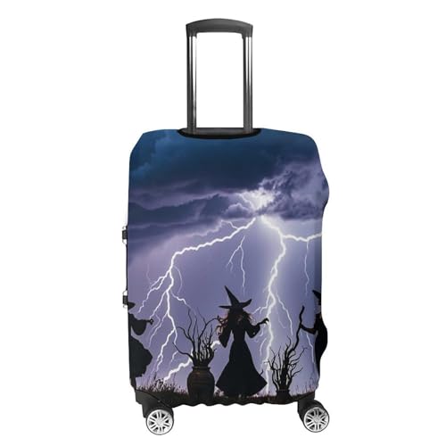 Carry on Luggage Cover Witch Prayed Suitcase Covers for Luggages Tsa Approved Travel Luggage Sleeve Protector Elastic Suitcase Protector Anti-Scratch Washable Fits 19-30 Inch Case -M4