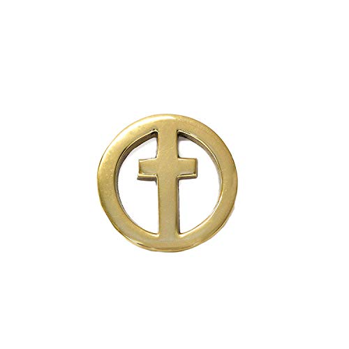 Jefferson Brass Cross Paperweight