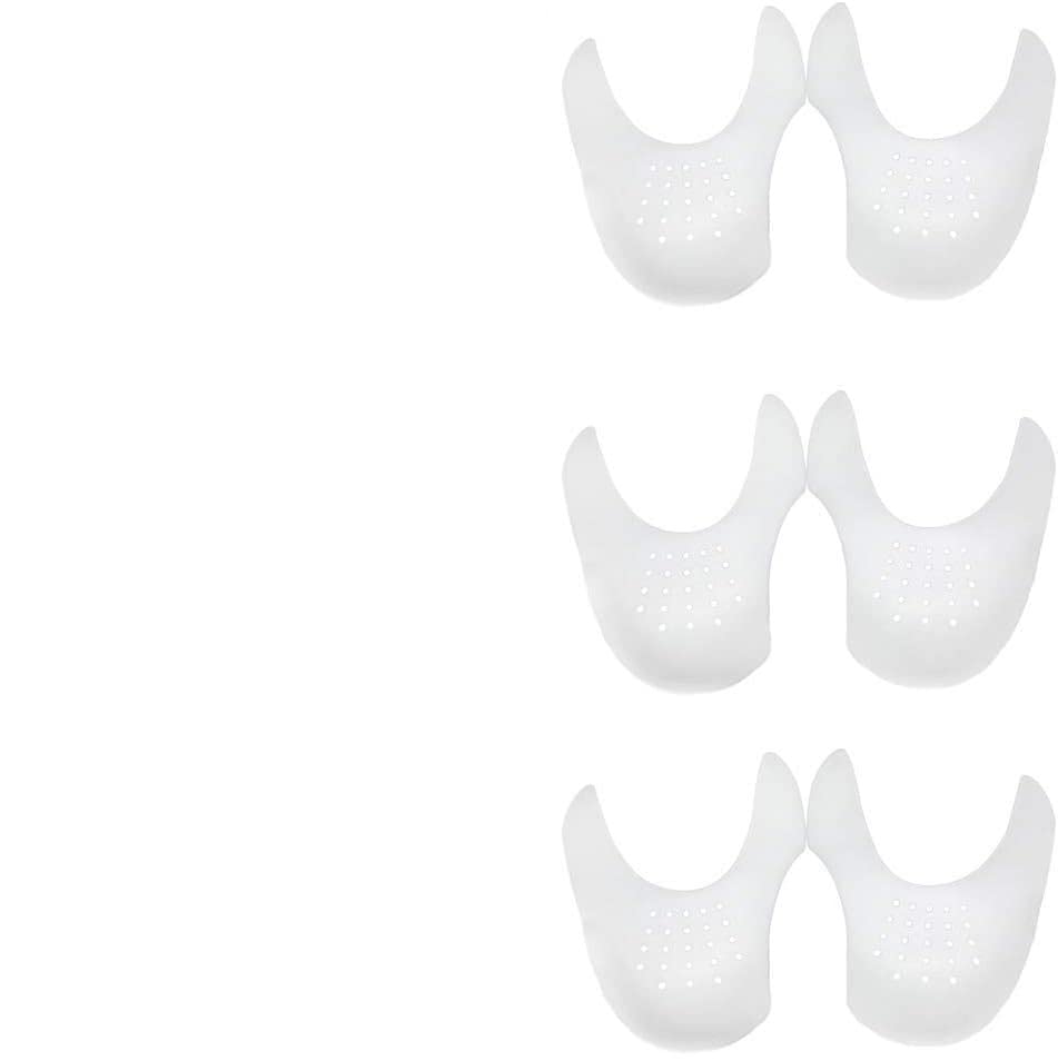 GALENO multi Pair -Anti Wrinkle Shoe safe gaurd Indentation Protected Shoes Flod Guards for Running Casual Shoes For Mens 6-11 / Womens 5-9 Soft Material (WHITE) (B0BYZTRM8L) Amazon Price History, Amazon Price Tracker