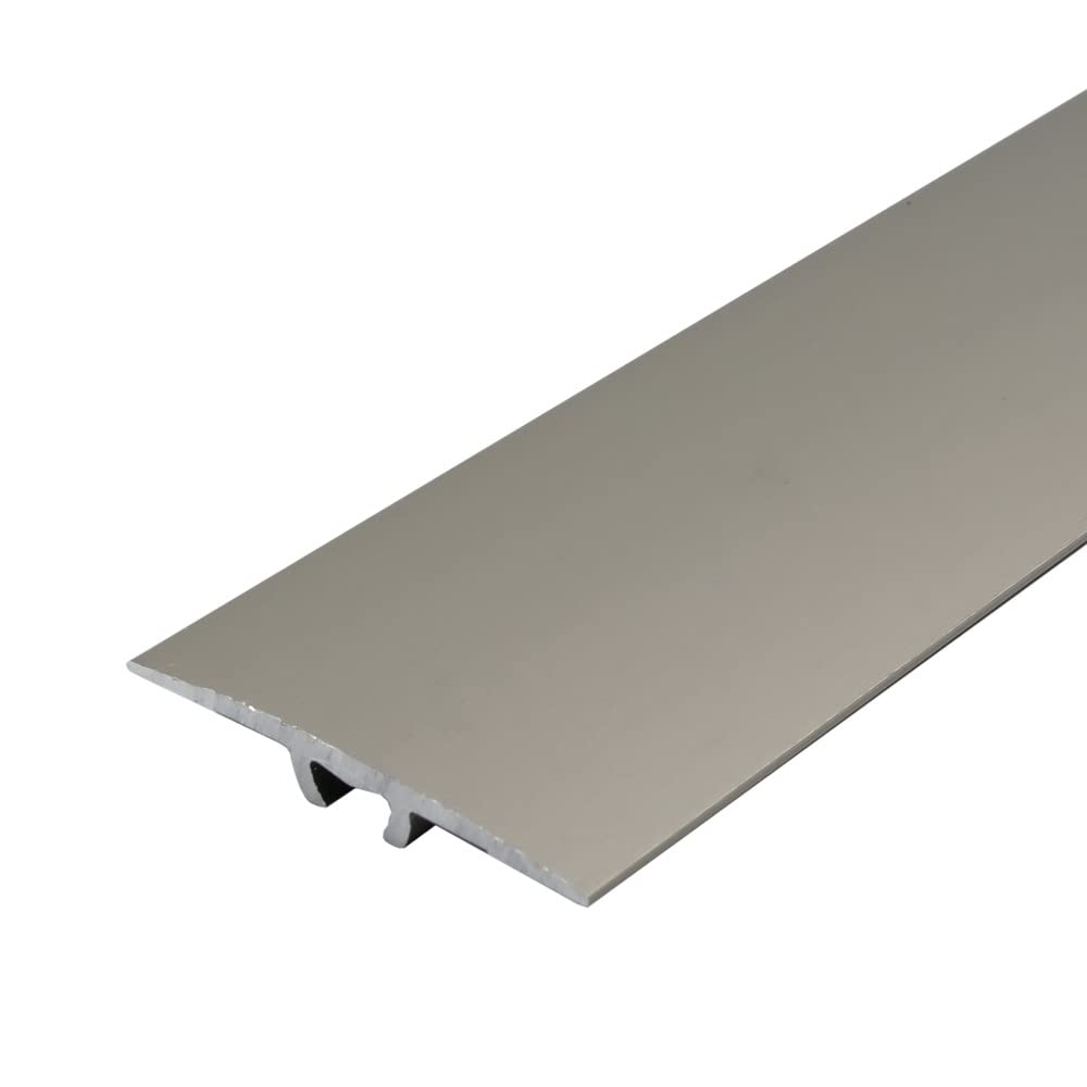 Cayrus A68 36Mm Anodised Aluminium Flat Door Threshold Strip - Inox, 0.9M
