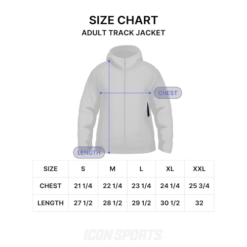 Icon Sports Men's Fc Barcelona Track Jacket Training jacket (pack of 1)