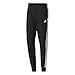 adidas Herren Hose Essentials 3-Stripes Tapered Cuffed Fleece, Black/White, L, BR3696