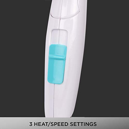 Vega Insta Look 1400 Watts Foldable Hair Dryer for Women with Automatic Cut-Off, Cool Shot Button & 3 Heat/Speed Settings, Foldable Handle with Non Slip Grip Handle, (VHDH-23) - Image 4