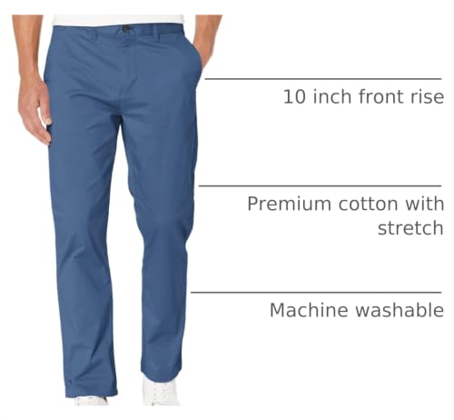 Image of Tommy Hilfiger Men's Stretch Cotton Chino Pants in Custom Fit