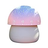 Temporizador de Horno mecánico - Temporizador de Cocina Ruidoso,para cocinar y Hacer Ejercicio, Temporizador de Dibujos Animados con 3 Niveles de Volumen, Reloj Temporizador para refrigerador Umifica