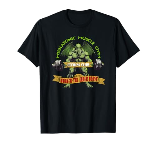 miskatonic gym university arkham friki deporte divertida Camiseta