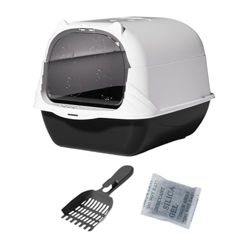 Enclosed Cats Litter Box with Removable Top to Maintain Freshness Easy Access Door Litter Tray Toilet for Easy to Clean Enclosed