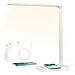 Produktbild Wilktop LED Schreibtischlampe Tischleuchte mit Ladestation,Dimmbar Tischlampe 6W Wireless Laden und USB-Ladeanschluss Augenschutz,Touchfeldbedienung Tischleuchte für Leser,Kinder (Silber Weiss)