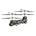 VEVOR RC Helicopter, 2.4GHz Military Remote Control Helicopter, 3.5 Channel RC Airplane for Kid, 20 Mins Flight Time, One-Key Takeoff/Landing & LED Lights, Flying Plane Toys for Kids Ages 8 and up