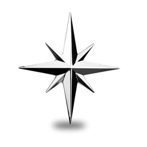 DUSCOKE Octagonal Star Metal Sticker
