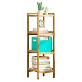 Libreria da pavimento a soffitto, in legno, 34 x 33 x 78 cm, altezza 109 cm
