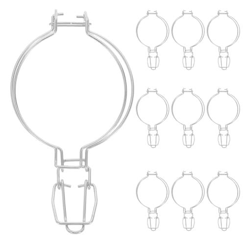 DIYEAH 10 Piezas Hebillas de Acero Inoxidable para Botes de Conserva de Clips de Alambre para Sellado y Cierre Fácil de Frascos de Vidrio Reemplazo Seguro para Tarros de Cocina