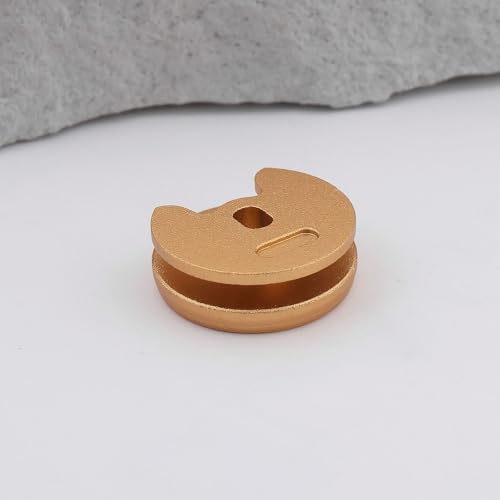 Image of 1pc Joystick Cap Metal Buttons Replacement Thumb Pad Cap Analog Compatible with Nintendo New 3DS 2DS XL LL Gold Metal Thumbstick Grip