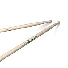 HICKORY WOOD - Hickory is the most popular wood choice for drumsticks due to its resilience, responsiveness, durability, and classic feel OVAL WOOD TIP: Oval wood tip provides a dark, warm tone suited for multiple applications LENGTH: 16 Inch DIAMETE...