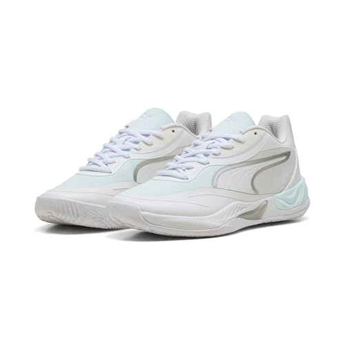 Puma Men's All-Pro Nitro Basketball Shoes, White-Aqua AH25, 9.5 - image 3