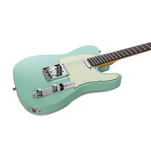 PRODIPE TC80 RA SG – guitare électrique surf green - Les Beatles, Paul McCartney, John Lennon, RIngo Starr, George Harrison PRODIPE TC80 RA SG - guitare électrique surf green – Image 4