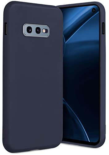 ONEFLOW Slim Hülle Kompatibel mit Samsung Galaxy S10e Handyhülle Stoßfest und Minimalistisch, Ultra Dünne Bumper Design Handy Schutzhülle Matt, Leichte Hülle aus Silikon - Blau