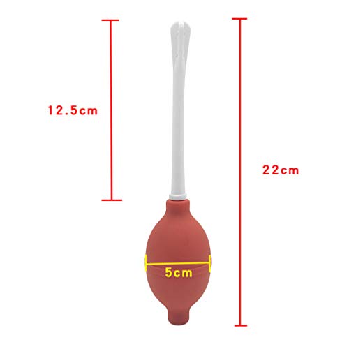 EXCEART Lâmpadas de Enema de Silicone Anal Douche Kit de Limpeza Anal Sistema de Ducha Limpador Vagi