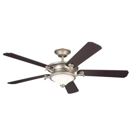 Kichler Rise 60" Indoor Ceiling Fan with LED Light, Brushed Nickel
