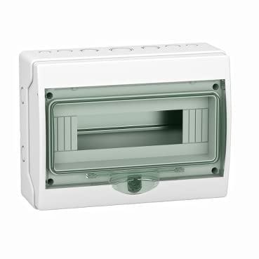 Mini-coffret pour appareillage modulaire Mureva Schneider Electric - 1 rangée - 12 modules - IP65 - En saillie