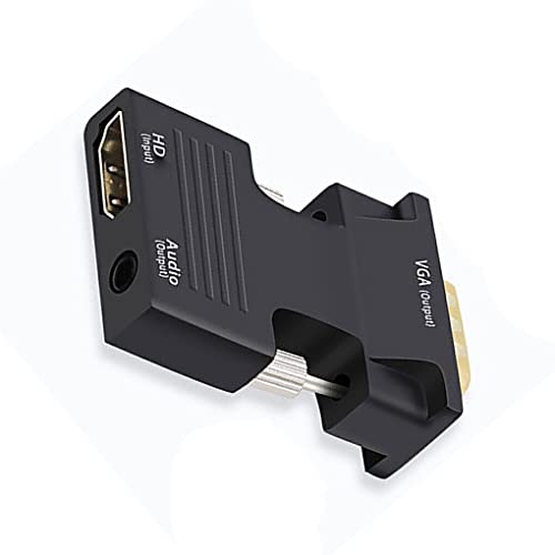 DSOUWEH Adaptador de Datos Suministro doméstico Convertidor de señal multipropósito de conveniencia de tamaño de Bolsillo Convertidores de 1080P Dispositivo de conversión