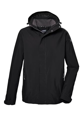 Veste fonctionnelle homme pour randonnée Killtec Xenios noire taille courte