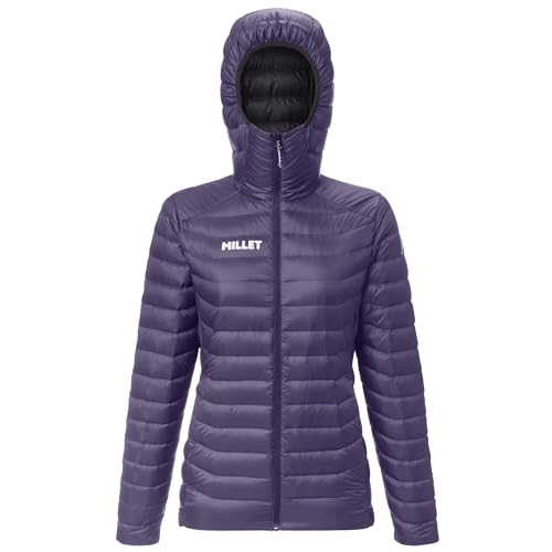 Doudoune alpinisme femme Millet violette en isolation hybride chaude de haute performance