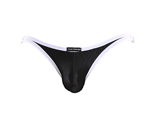 Men's Bikini Underwear Fashion Soft Print Nylon Briefs 8880