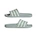 adidas Women's Adilette Aqua, Wonder Sage/Linen Green/Linen Green, 9
