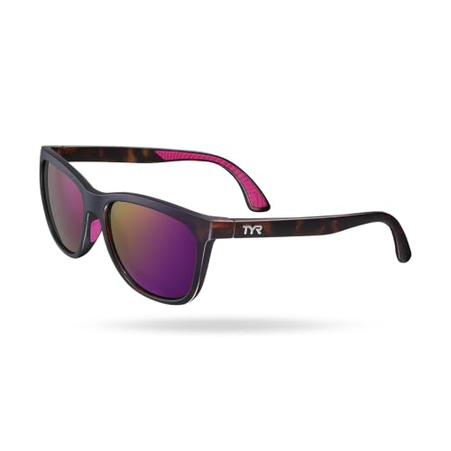 Image of TYR Carolita HTS Polarized Sunglasses - Lightweight Athletic Sport Glasses | Polarized Glare Reduction | UV Protection | Shatterproof | Flexible Frame |