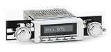RetroSound RetroRadio AM FM Stereo 03P-73P Chrome Compatible with 1968-72 Chevrolet Chevelle