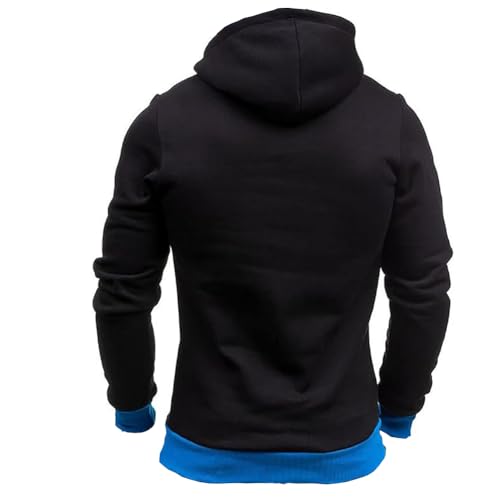 Men's Hiphop Dance Jogger Casual Full-Zip Running Jogging Long Sleeve Athletic Sweat Hoodie3