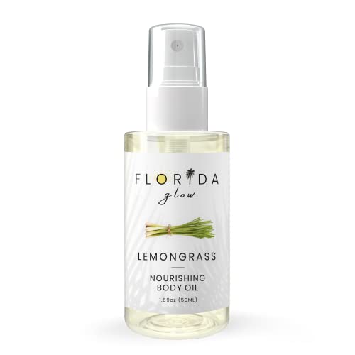 Florida Salt Scrubs Florida Glow Nourishing Body Oil, 1.69 Ounce, Lemongrass #TOP28